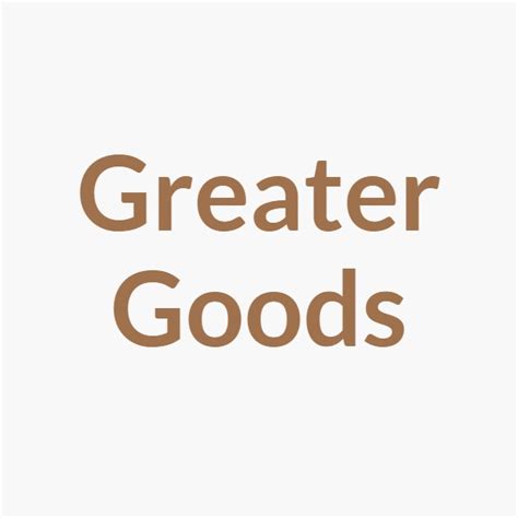 Shop online with Greater Goods now! Visit Greater Goods on Lazada.