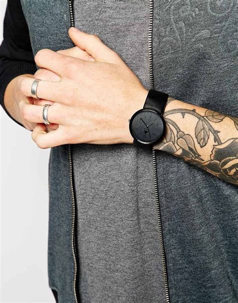 Asos Monochrome Watch In Black At Monochrome Watches Latest
