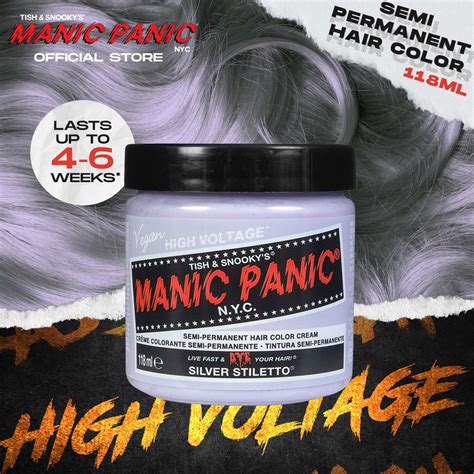 Manic Panic Classic High Voltage In Silver Stiletto 118ML Shopee