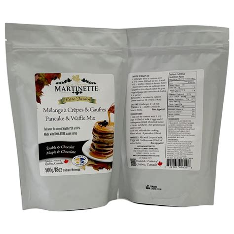 Harina Para Hot Cakes Maple Chocolate G La Ferme Martinette