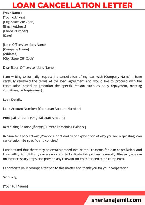 Loan Cancellation Letter 2025 (guide + Templates) | Sheria Na Jamii