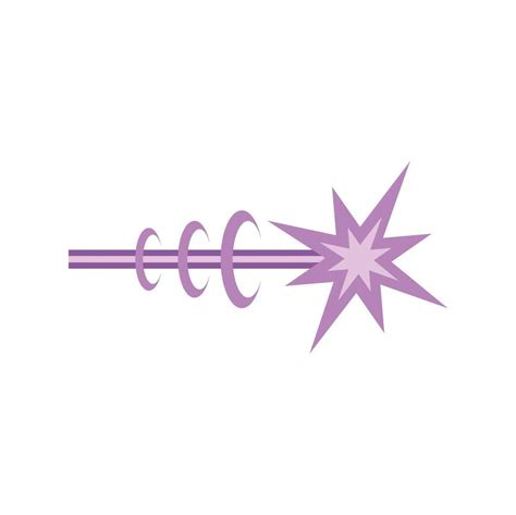 Purple Laser Beam Emitting From Source With Concentric Circles 52629020
