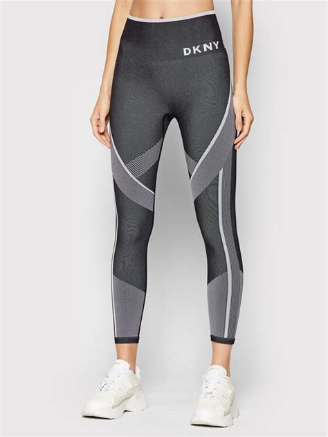 Dkny Sport Legginsy Dp P Czarny Slim Fit Modivo Pl