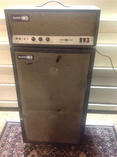 Vintage Well Used Sunn Bass Amp Bass Amps Bass Guitar Valve Amplifier