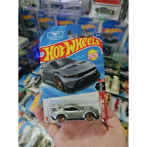 Hot Wheels Ford Mustang Gtd Model Car Gray Shopee Philippines