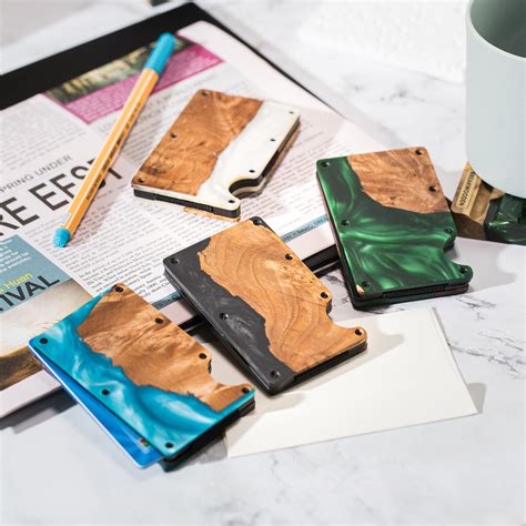 Custom Business Card Holder Breakwooden