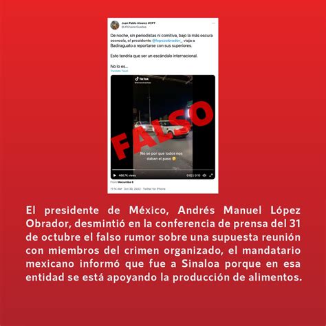 InfodemiaMx On Twitter Falso Que El Presidente Lopezobrador Haya