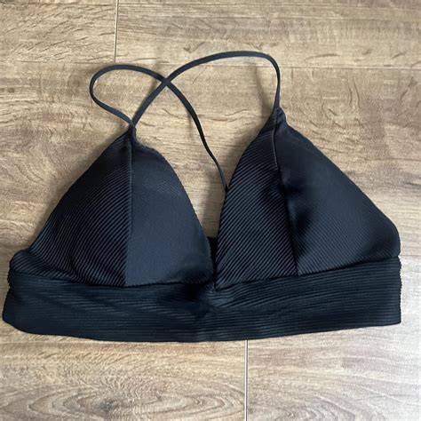 Cross Strap Bikini Top H M Depop