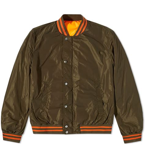 Balmain Bomber Jacket Khaki End