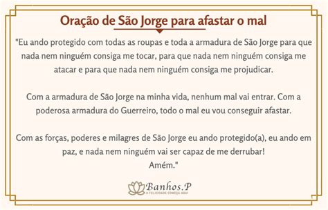 Oração De São Jorge Para Afastar O Mal - 5 Orações de São Jorge Para Fechar o Corpo do Mal