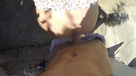 Hot Brunette Fucks And Sucks Two Cocks Outside In The Open And One Cock In A Moving Vehicle From