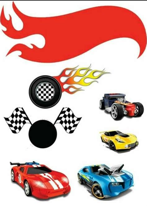 Pin De Luh Soares Em Topper De Bolos E Cup Cakes Bolo Hot Wheels Festa Hot Wheels Carros Hot