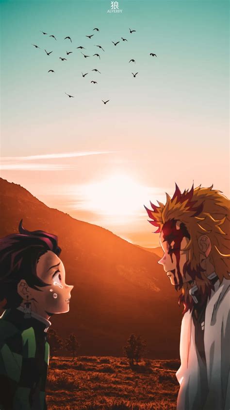 [100+] Rengoku And Tanjiro Wallpapers | Wallpapers.com