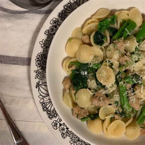 Orecchiette Aux Saucisses Italiennes Et Rapinis Urbaine City