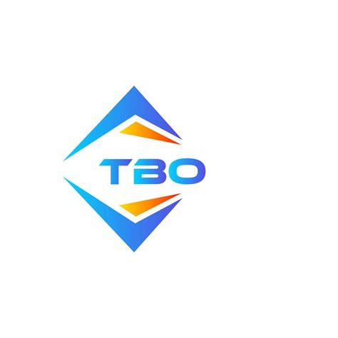 TBO abstract technology logo design on white background. TBO creative ...