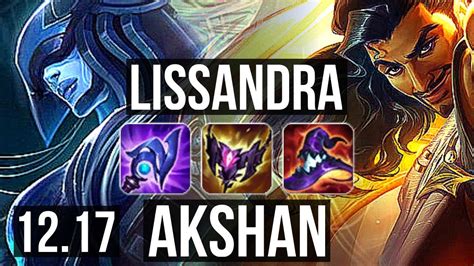 Lissandra Vs Akshan Mid M Mastery Games Kr