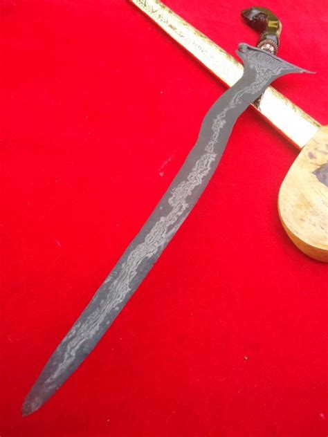 Keris Jangkung Pamor Dwi Warna Jagad Keris Pusaka Jual Pusaka