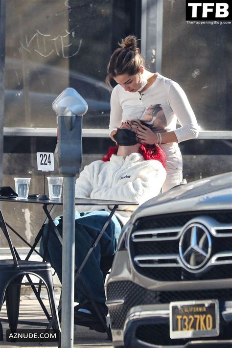 Addison Rae Sexy Seen Braless Showing Off Her Hot Tits And Ass During Breakfast Aznude