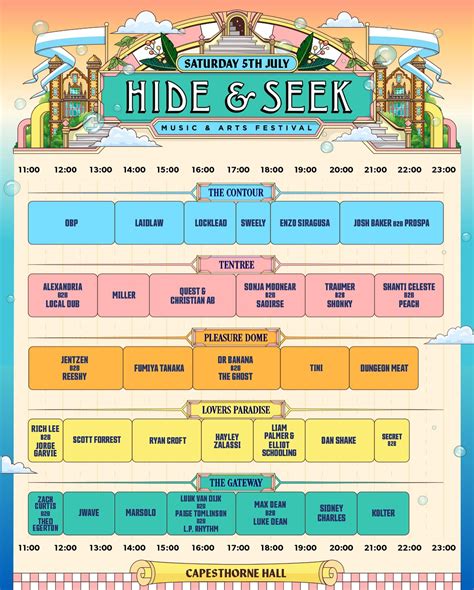Hide & Seek Festival 2025 Set Times and Festival Map Revealed | That