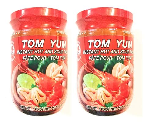 Amazon Cock Brand Tom Yum Instant Hot And Sour Paste 8 Oz 2 Pack冬蔭功