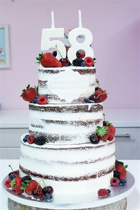 Tartas Naked Cake Cookies Paradise