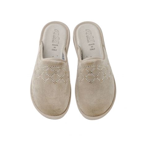 Купить Закрытые тапочки женские домашние AXA Favo Beige в интернет ...