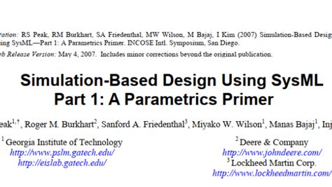 A Practical Guide To Sysml V Pdf