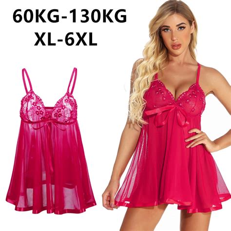 Readystock Xl Xl Loveena Plus Size Sleepwear Nightwear Lingerie Pl Shopee Malaysia