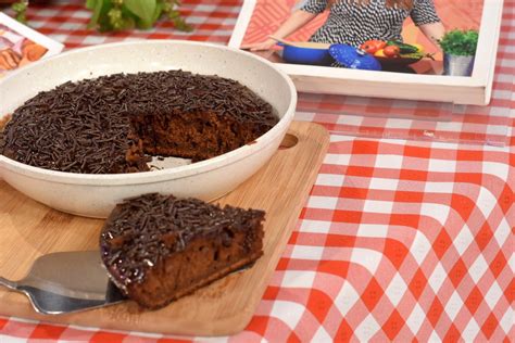 Bolo De Chocolate Na Frigideira Cristina Manso Preto Praça Da