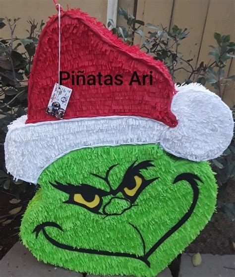 Piñata De Grinch Piñatas Originales Navideñas Piñatas Navidad Piñatas