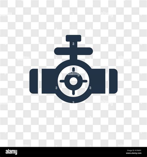 Valve Vector Icon Isolated On Transparent Background Valve