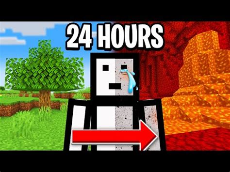 Playing Minecraft Hardcore For 24 HOURS Straight FULL MOVIE YouTube