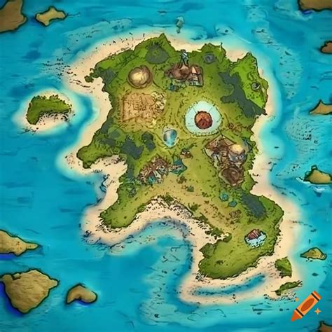 Fantasy Island Map