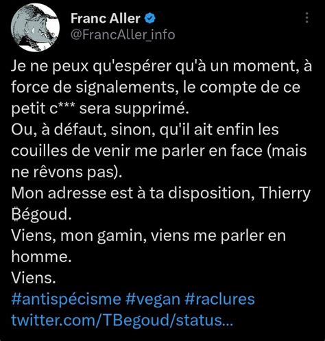 Thierry égoud on Twitter Vous avez loupé quelqu un qui me harcèle