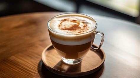 Premium Photo Hot Coffee In Mug With Cream