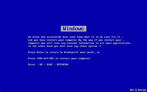 Blue Screen Of Death Wallpaper By Lucifer666mantus On Deviantart