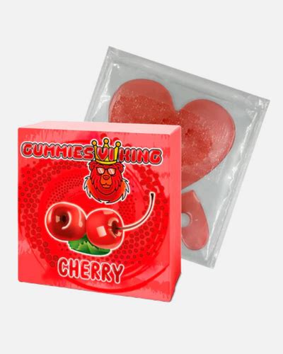 LENCERÍA COMESTIBLE GOMAS ERÓTICAS GUMMIES VI KING CEREZA 60GR All Natural Sex Shop
