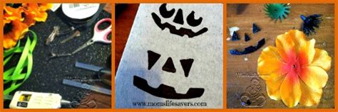 Pumpkin Hair Clip Easy Craft Moms Lifesavers