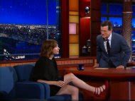 Naked Carrie Brownstein In The Late Show With Stephen Colbert