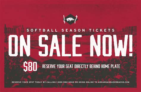 Razorback Softball Season Tickets on Sale | Arkansas Razorbacks