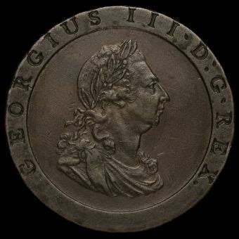 1797 George III Cartwheel Penny, A/EF