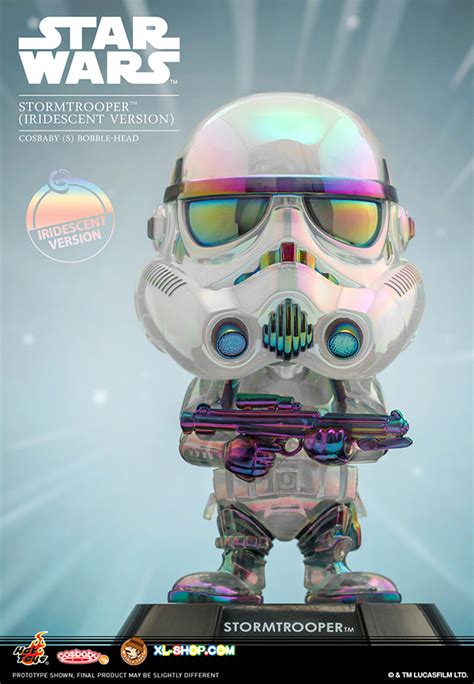 Hot Toys Cosb Star Wars Stormtrooper Iridescent Version Cosbaby S Bobble Head