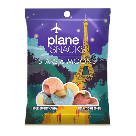 Plane Snacks Stars Moons Planewear