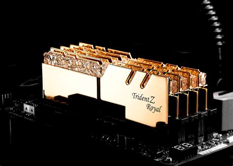 Gskills New Crystal Lined Gold And Silver Rgb Ram Is Fit For A King Toms Hardware