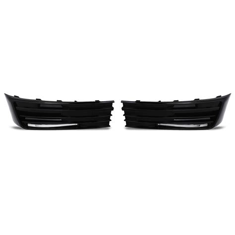 Hawk Front Bumper Led Drl Fog Light Covers To Fit Vw Transporter T