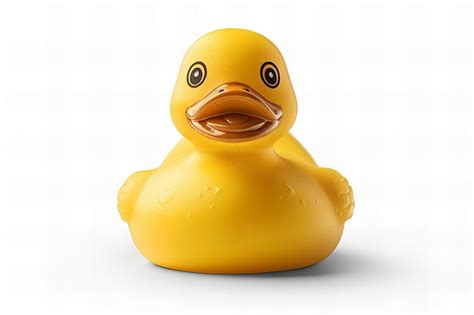 Premium Photo A Yellow Rubber Duck With Eyes And Eyes On It