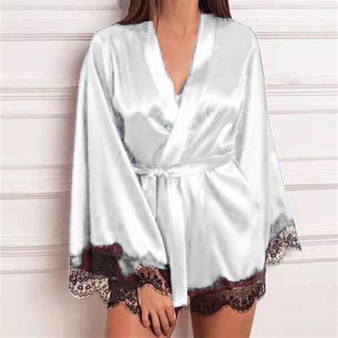 Lingerie femme soie dentelle robe robe babydoll vêtements de nuit chemise de nuit pyjama