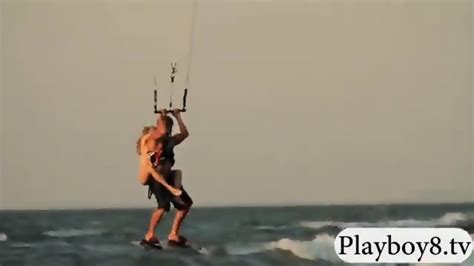 Hot Playmates Kite Boarding Naked With The Professional