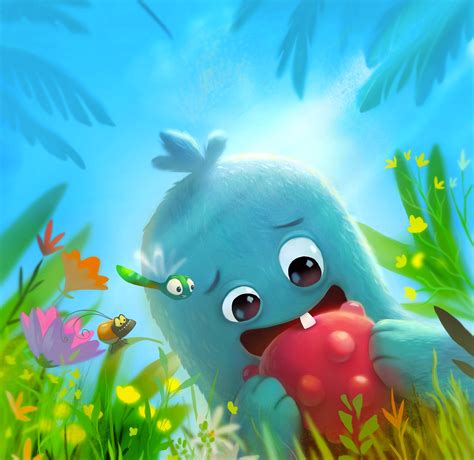 Monte The Toothless Monster Behance