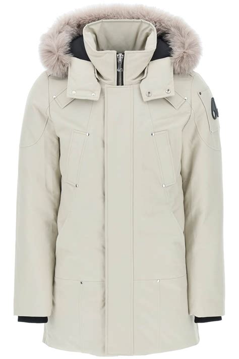 Moose Knuckles Stirling Down Parka Bone W Stoned Beige Editorialist